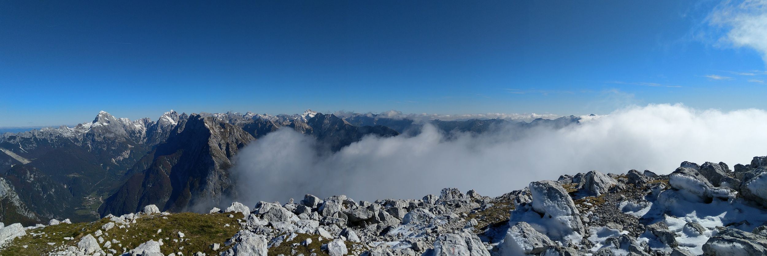 View from Rombon to Triglav
